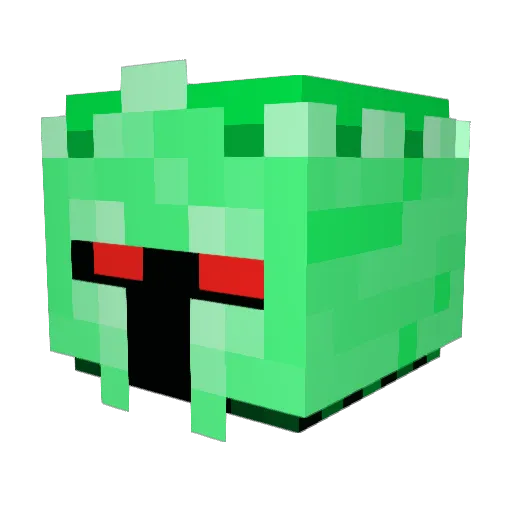 SuperrDeluxe Minecraft avatar head, 3D render