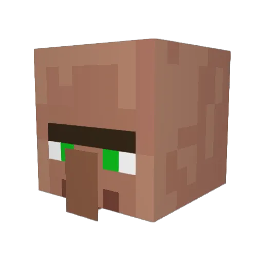 Supersalty0120 Minecraft avatar head, 3D render