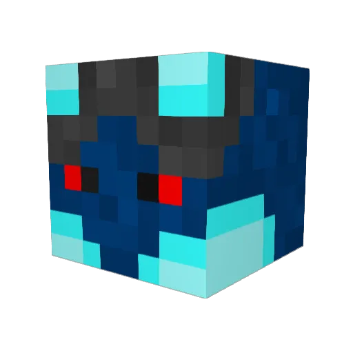 Superseismitoad Minecraft avatar head, 3D render