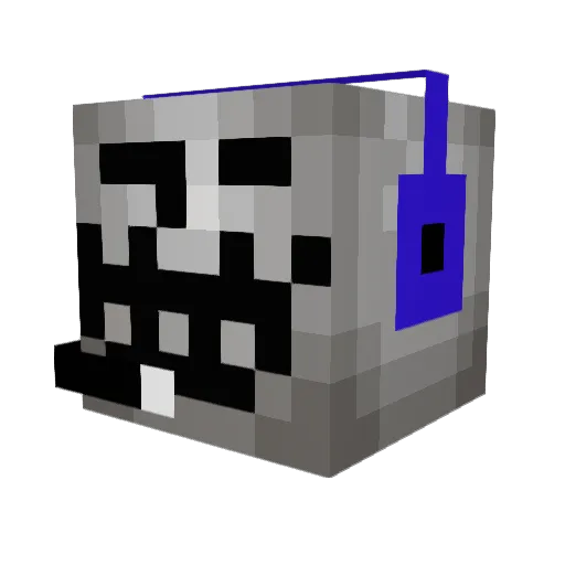 Supersniper05 Minecraft avatar head, 3D render