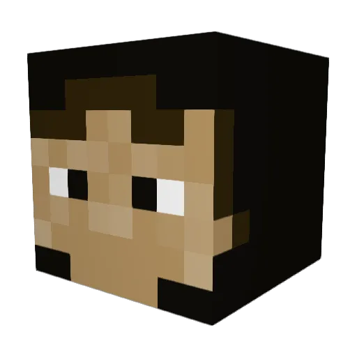Supersot7823 Minecraft avatar head, 3D render