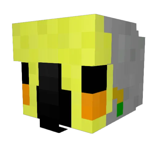 Superspy02 Minecraft avatar head, 3D render