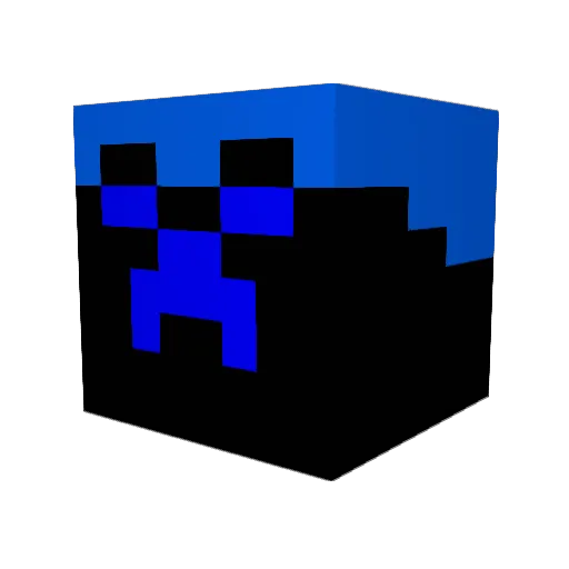 Superstar_8 Minecraft avatar head, 3D render
