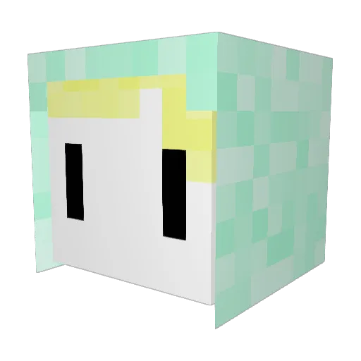 Superthunder414 Minecraft avatar head, 3D render