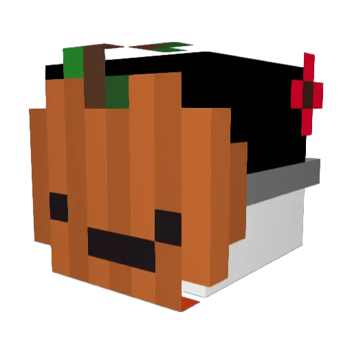 Superto Minecraft avatar head, 3D render