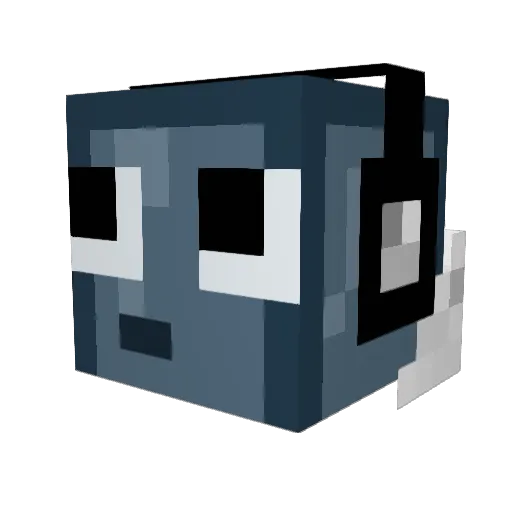 Supertt007 Minecraft avatar head, 3D render