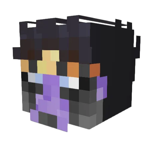 Superyoshi113 Minecraft avatar head, 3D render