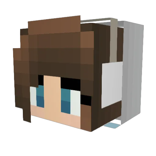 SupeyyyXYZ Minecraft avatar head, 3D render