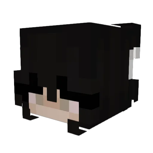 Suph_ Minecraft avatar head, 3D render