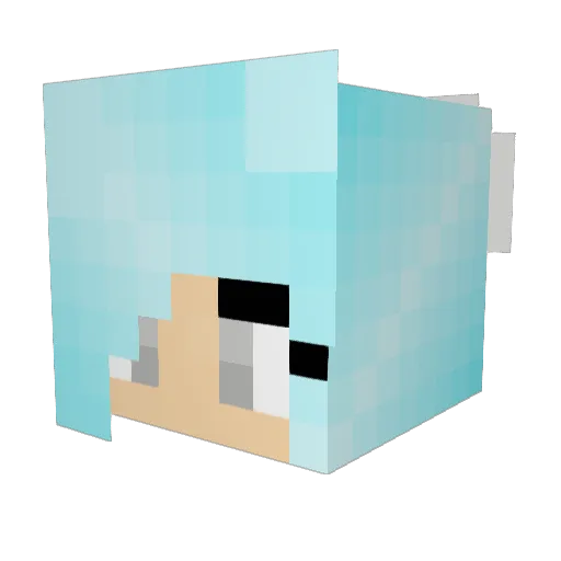 SuplexHD Minecraft avatar head, 3D render