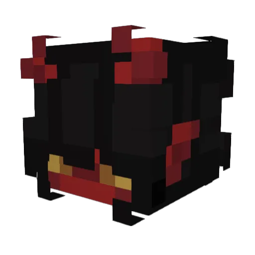 Supmax Minecraft avatar head, 3D render