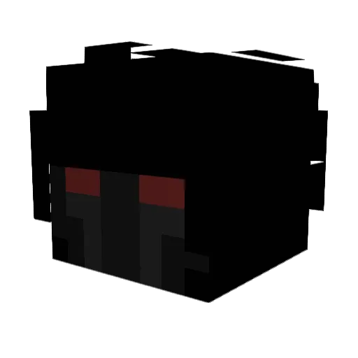 Supose Minecraft avatar head, 3D render