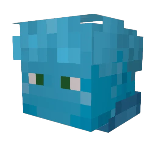 Suppe30 Minecraft avatar head, 3D render