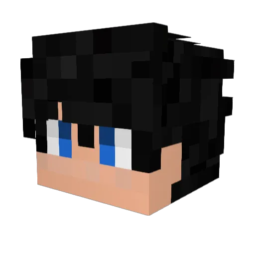 SuppressedLuck Minecraft avatar head, 3D render