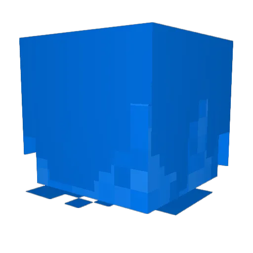 Supr3mux Minecraft avatar head, 3D render