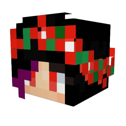 SuprBond Minecraft avatar head, 3D render