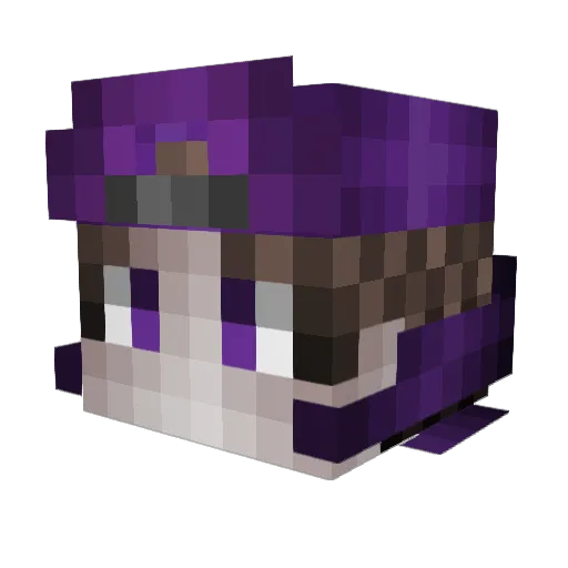 SupraVFX Minecraft avatar head, 3D render