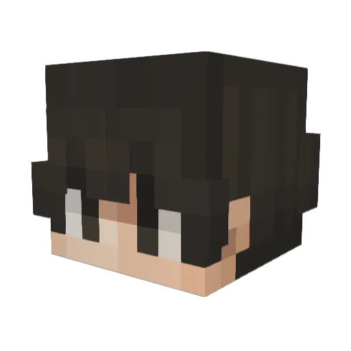 Supra_mk Minecraft avatar head, 3D render