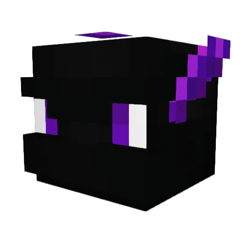 Suprax Minecraft avatar head, 3D render