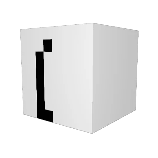 Suprem3_Drip Minecraft avatar head, 3D render