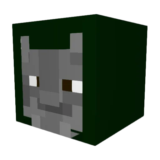 SupremeCabbage Minecraft avatar head, 3D render