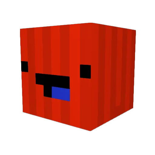 SupremeCola Minecraft avatar head, 3D render