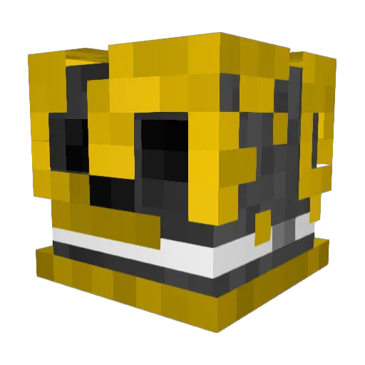 SupremeFork12 Minecraft avatar head, 3D render