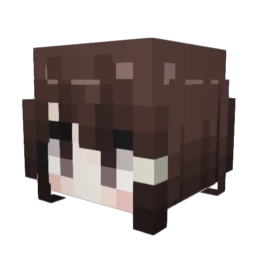 SupremeGent Minecraft avatar head, 3D render
