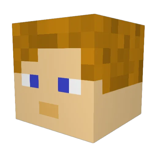 SupremeLeader400 Minecraft avatar head, 3D render