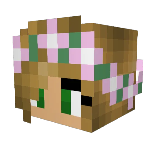 SupremeShystaz Minecraft avatar head, 3D render