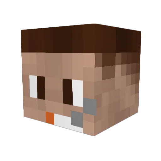 Supreme_Loris Minecraft avatar head, 3D render