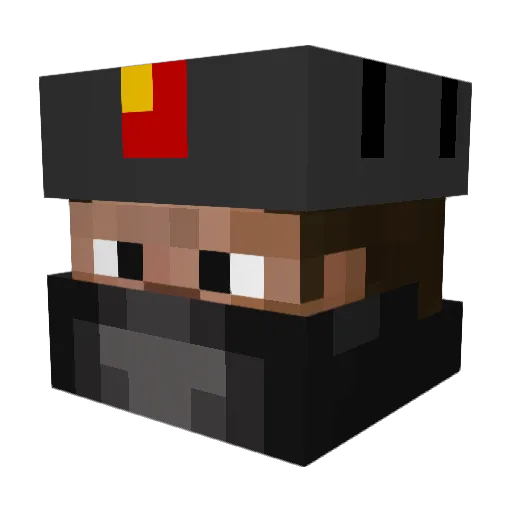Supreme_Sputink Minecraft avatar head, 3D render
