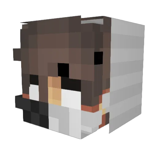 Supreme_Zheka Minecraft avatar head, 3D render