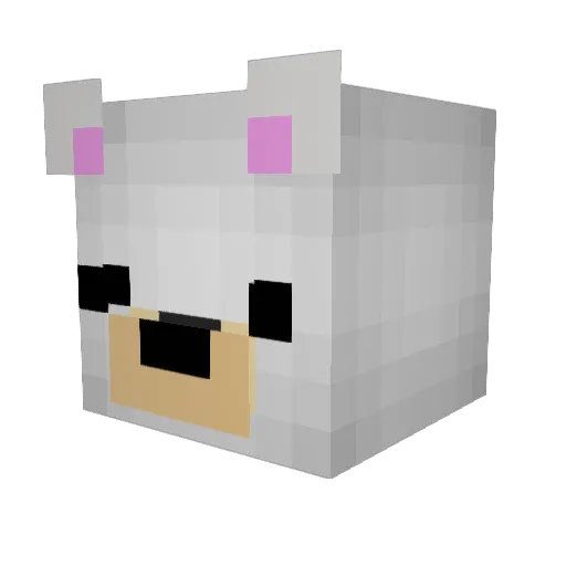 Supremetwigy Minecraft avatar head, 3D render
