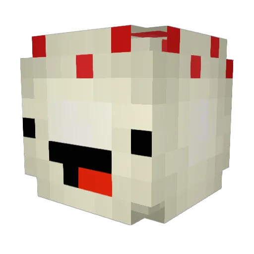Suprime Minecraft avatar head, 3D render