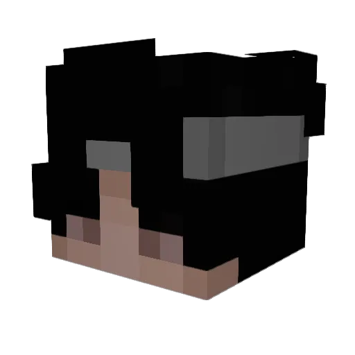 Suprqme_ Minecraft avatar head, 3D render