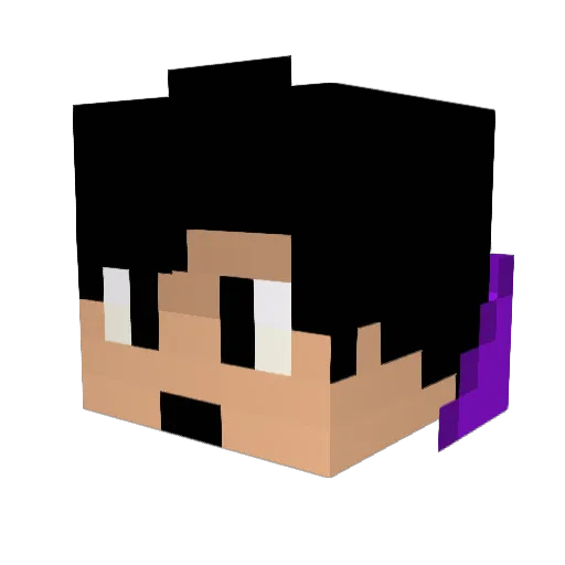 Suraj7777 Minecraft avatar head, 3D render