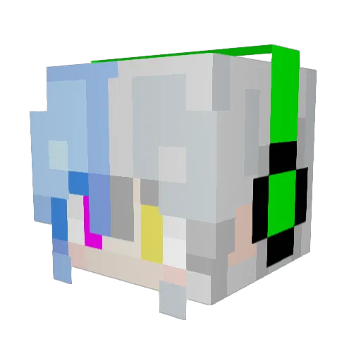 Minecraft-Avatar von Suramegu342: Kopf als 3D-Render