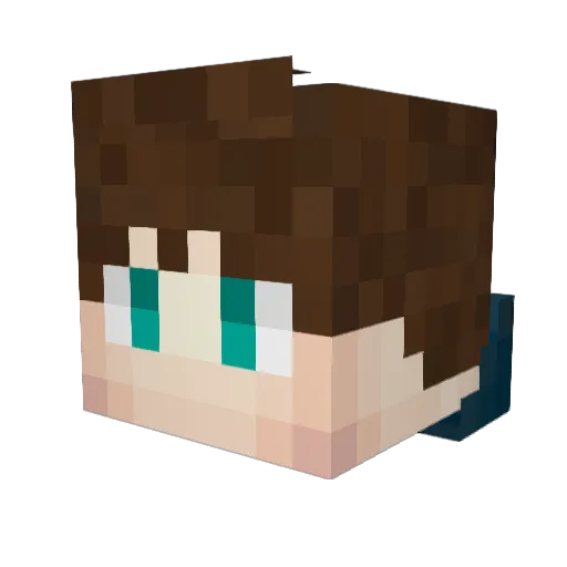 Suran37 Minecraft avatar head, 3D render