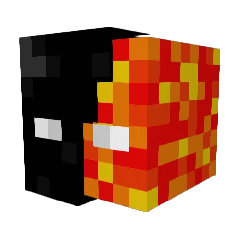Surans Minecraft avatar head, 3D render