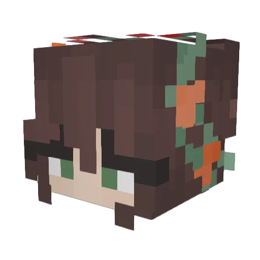 SureMoon3122097 Minecraft avatar head, 3D render