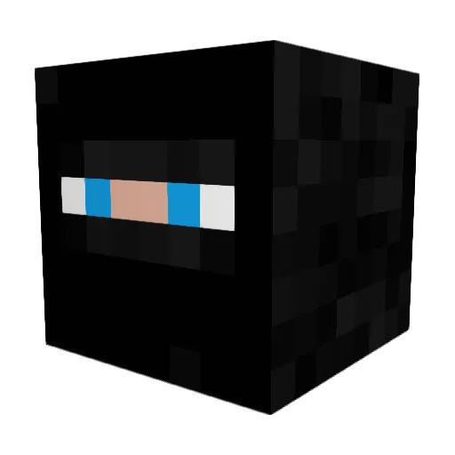 SurestDock801 Minecraft avatar head, 3D render