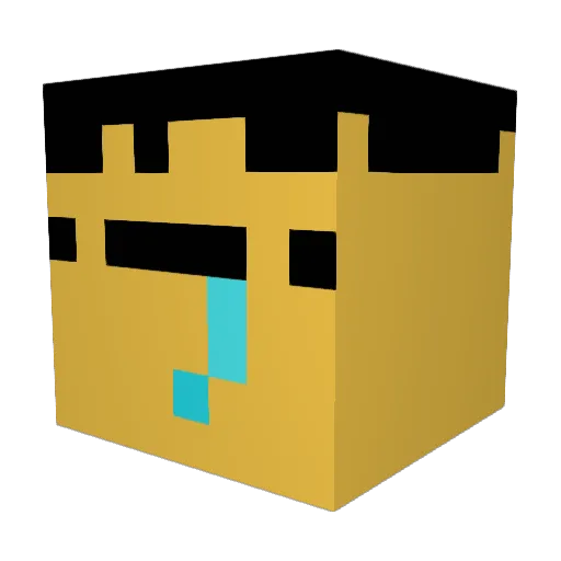 SurfBoy301 Minecraft avatar head, 3D render