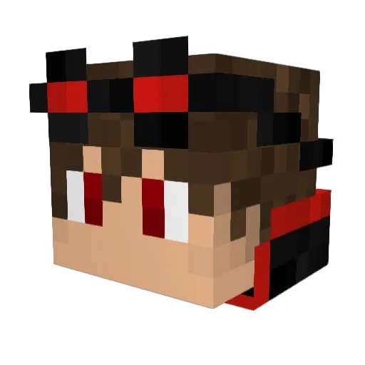 Surfacesss Minecraft avatar head, 3D render