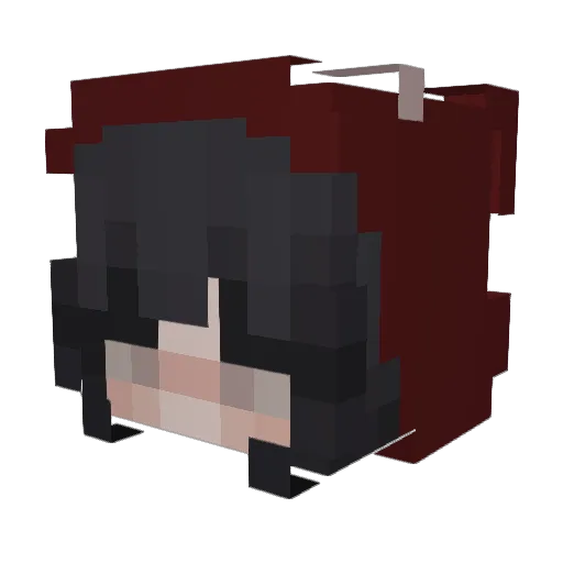 Surfacings Minecraft avatar head, 3D render