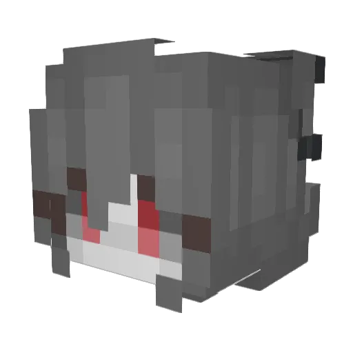 SurgeMinecraft Minecraft avatar head, 3D render