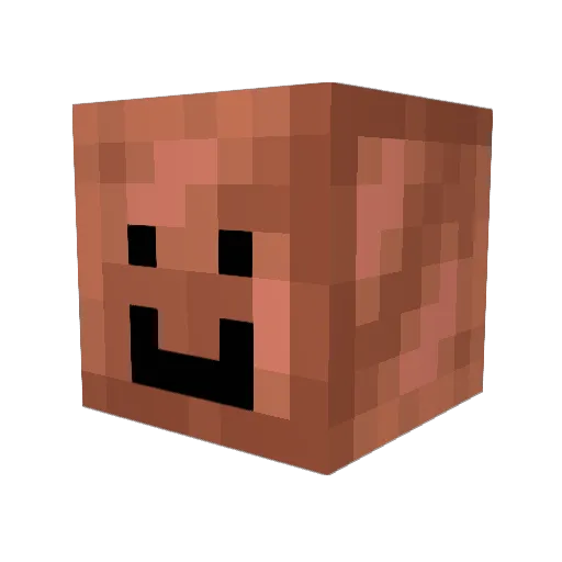 Surge_Prot Minecraft avatar head, 3D render