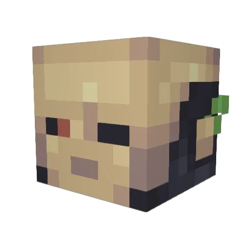 Surgeon_ Minecraft avatar head, 3D render
