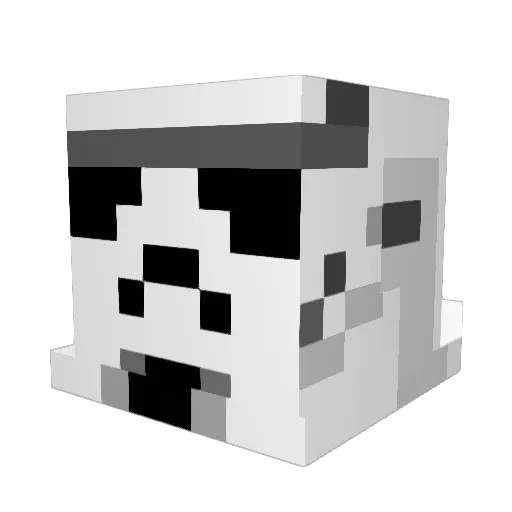 Surgtech Minecraft avatar head, 3D render