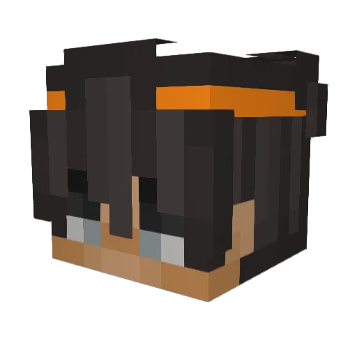 Suri2011 Minecraft avatar head, 3D render